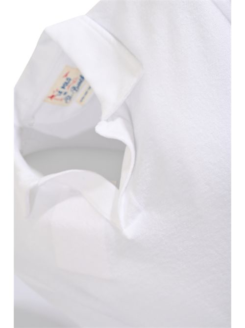 Polo Jeremy in misto cotone e lyocell White Mc2 Saint Barth | JER000100151L